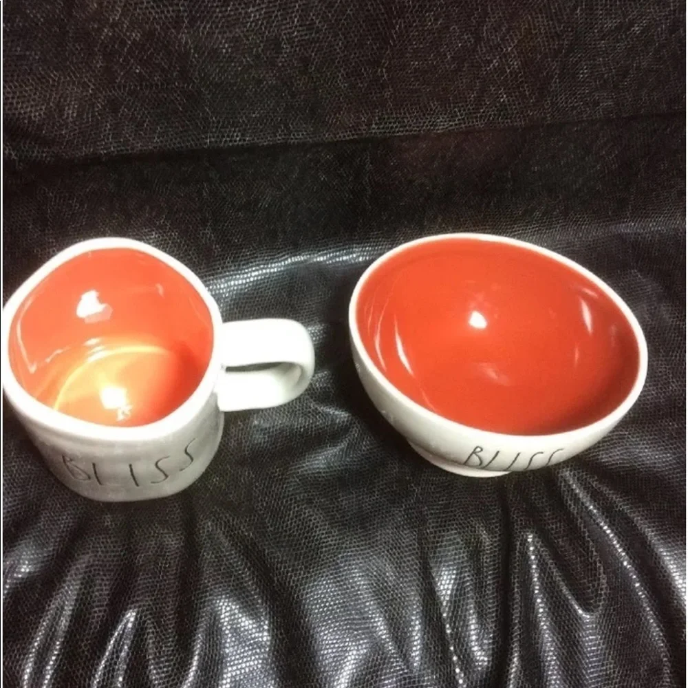 NWOT Rae Dunn BLISS Mug & Bowl SET Coffee Tea Mug